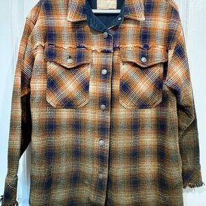 We The Free “Anneli Plaid Shirt Jacket” by Free People